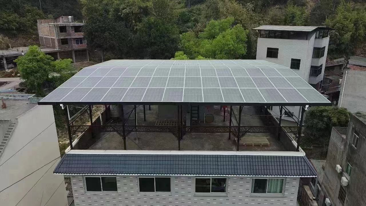 灌云15kw+10kwh自建别墅家庭光伏储能系统